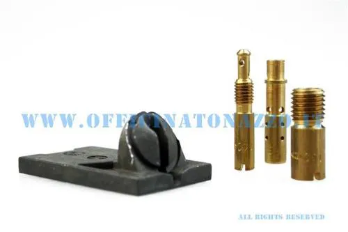 Kit Pinasco 25293002 per Spaco SI 20/20 e Vespa PX 125-150 Euro 1-2 con 177 cc: minimo 48/160, freno aria 160, BE3 e ghigliottina 01.