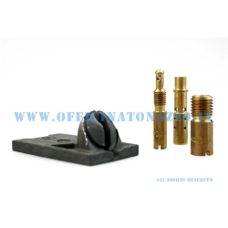 Kit Pinasco 25293002 per Spaco SI 20/20 e Vespa PX 125-150 Euro 1-2 con 177 cc: minimo 48/160, freno aria 160, BE3 e ghigliottina 01.