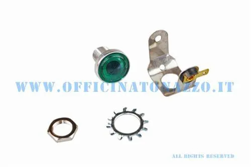 Green handlebar light indicator for Vespa Rally - GT- Sprint - GTR