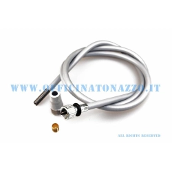 Trasmissione contachilometri completa CIF con ghiera e cavo da 2,7 mm per Vespa 125-150 del 1963-1966 con ruote da 8 pollici.