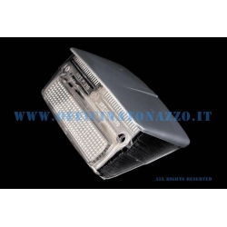 Corpo luminoso fanale posteriore bianco con tettuccio grigio per Vespa 50 Special