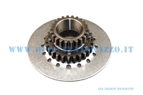 Pignone DRT Z 22 ingrana su primaria Z 64 Polini denti dritti (ratio 2,90) per frizione 6 molle Vespa