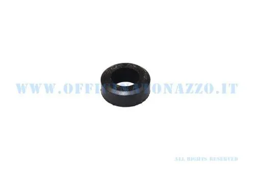 Gommino silent block superiore 24x14x10 mm per vecchi ammortizzatori anteriori Vespa anni Cinquanta. Confrontare tutte le quote prima del montaggio.