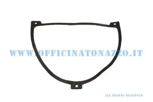 Guarnizione trapezoidale nera SIP Spareparts 60540000 per Vespa T5, da posizionare tra contachilometri e testa del manubrio.