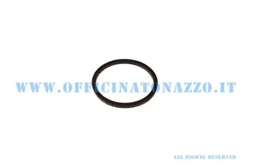 Guarnizione originale Piaggio 102587 tra serbatoio olio e indicatore di livello per Vespa PX con miscelatore separato.