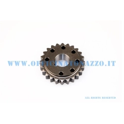 Pignone DRT a00142 Z24 a denti dritti, diametro 43 mm, per primaria Z69 Vespa Smallframe. Rapporto 24/69 pari a 2,88.