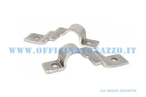 Par de soportes para caballete Ø 15 mm para Vespa 125 `53-`57/U `53 /150 `54-`56/ Allstate `51 -`53 VN/VU/VM/VL1-3