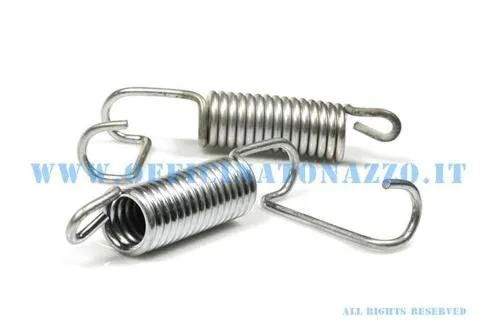 Molla cavalletto per Vespa125 `49-`57/150 `54-`58/150 GS VS1-5T - V30 - VN - VM 102mm, Ø 19mm, zincate (2 pezzi)