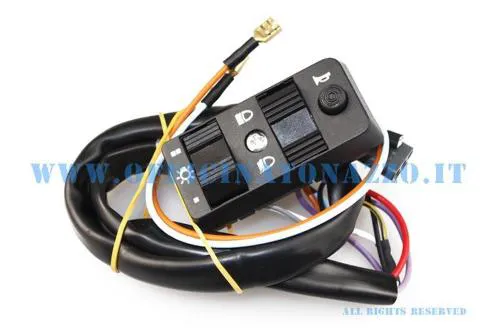 Devioluci Bosatta per Vespa 125 T5 1985-1989 senza avviamento elettrico, riferimento Piaggio 233621. Verificare connettori e cablaggio.