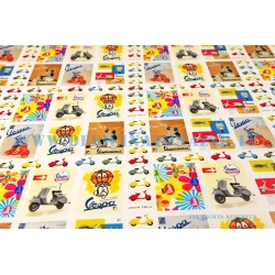 Carta regalo Vespa multicolor 70x100 cm
