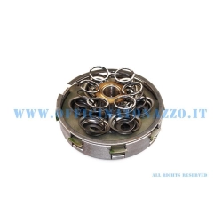 Gruppo frizione Surflex completa 3 dischi 6 molle Ø flangia 107mm pignone Z 22 per Vespa 180 SS - 180 Rally