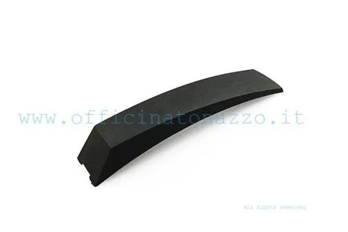 Cresta CIF 5278 in plastica grigio scuro, profilo stretto da 180 mm per parafango Vespa PX e PE 125, 150 e 200 del periodo 1977-1983.