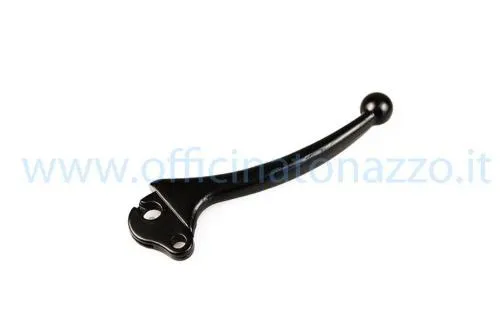 Coppia leve CIF 5017-V in alluminio nero per frizione e freno anteriore a tamburo di Vespa 50, Primavera ed ET3 compatibili.