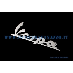 Targhetta anteriore CIF 5740-A lunga 130 mm, interasse pioli 107,69 mm, per Vespa Sprint, Sprint Veloce, Super e Rally 180.