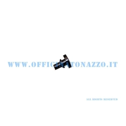 Tampone in gomma per battuta cofano laterale Vespa TS, GS 160, 180 SS, Rally e PX/PE. Riferimenti Piaggio comparativi 195087 e 056654.