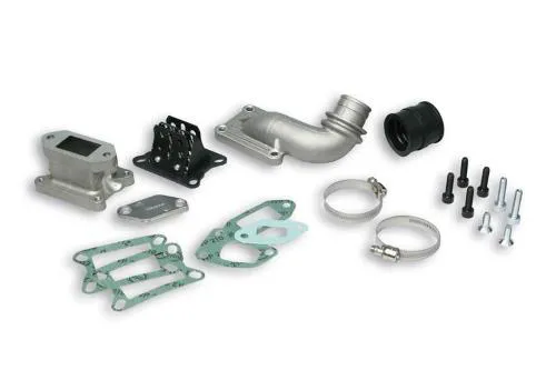 Malossi lamellar intake manifold to cylinder Ø25 for Malossi 135cc 1st series in cast iron for Vespa 50 - Primavera - ET3