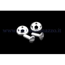 Vite e rondella bombata per fissaggio ghiera fanale per Vespa VNB - VBB - VNA - GL - SPRINT - GT (2 Pz)
