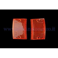 Corpi luminosi indicatore di direzione anteriori arancioni per Vespa PK (escluso XL)