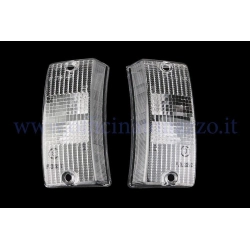 Corpi luminosi indicatore di direzione anteriori bianchi per Vespa PX - PE - T5