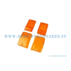 Corpi luminosi indicatore di direzione anteriori e posteriori arancioni per Vespa PK (escluso XL)