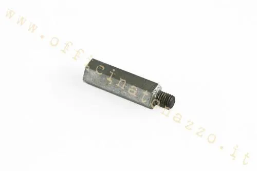 Dado distanziale RMS 14987300, altezza 26 mm e filetto M9, per ammortizzatore posteriore Vespa GT, GTR, TS, Sprint e Rally compatibili.