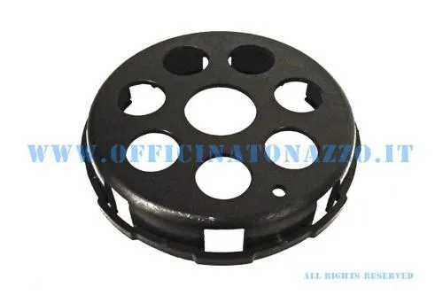 Campana Pinasco Ring Clutch a 7 molle con anello saldato e battute temprate, per Vespa PX-PE 200, Rally 200 e Cosa 200.