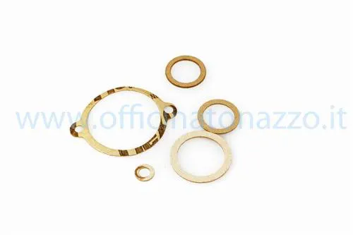 Kit guarnizioni Dell'Orto 62594-77 per carburatori UA16 SI e UB16 SE montati su Vespa 125 VNA1T e VNA2T. Verificare la sigla sul corpo.