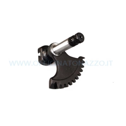 Albero settore avviamento a millerighe completo per Vespa VNA, VNB1-3, VBA, VBB1 e VGLA-B. Verificare la leva prima del montaggio.
