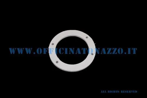 Guarnizione clacson PG4200 in gomma grigia da 4 mm per Vespa VNB, VBA e VBB. Su VNA verificare la diversa variante da 2,5 mm.