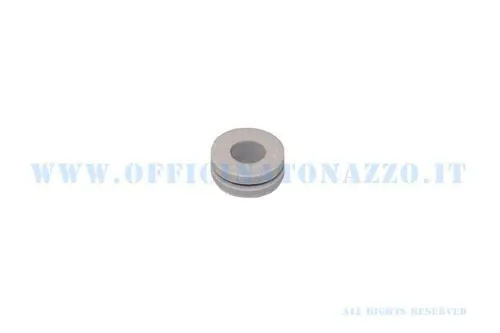 Passacavo grigio Ariete 00950-GR per commutatore Vespa con cambio a bacchetta, sede Ø12 mm e foro interno Ø8 mm. Equivalente Piaggio 015098.