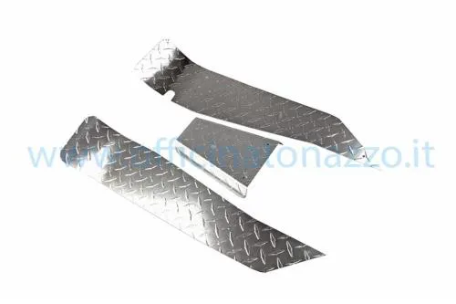 Aluminium "Mandorlato" footrests for Vespa 50 - Primavera - ET3