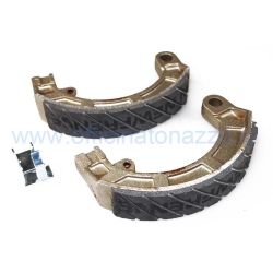 Ganasce freno posteriori Newfren con scanalature per Vespa 50 - ET3 - Primavera,PK S 1° serie senza frecce