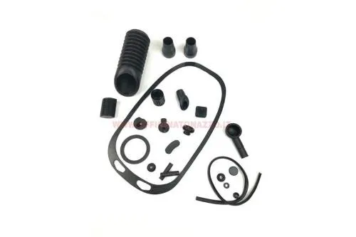 Rubber parts kit for Vespa PX 125/150/200 up to 1983 without mixer (not Arcobaleno)
