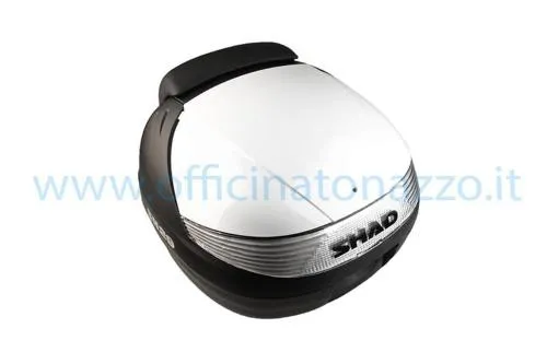 Top cover per bauletto Vespa Shad "SH29" di colore bianco