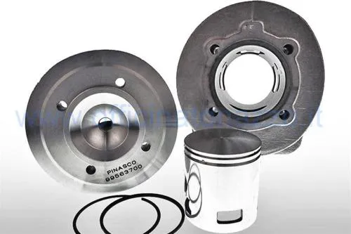Cilindro Pinasco 177cc GT en fundición con 2 trasvases y bujía central para Vespa GT - GTR - Sprint - GL - VNB - Super - VBB