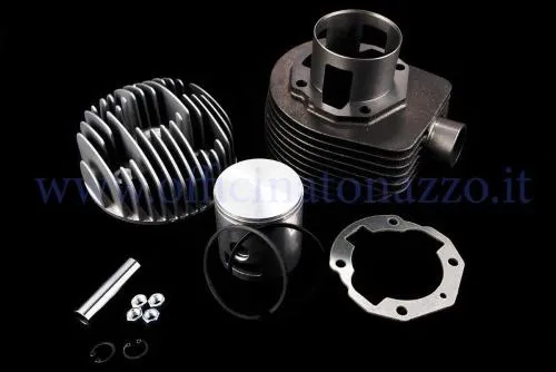 Cilindro Pinasco 190cc en fundición de carrera 60mm con bujía central para Vespa PX 125-150