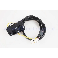 Commutatore luci Grabor a 5 fili per Vespa PK 125 ETS e XL Elestart, PX Lusso, Arcobaleno e MY compatibili con batteria e connettore a 5 poli.