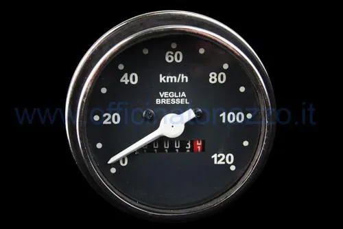 Cuentakilómetros escala 120 km/h para Vespa PK