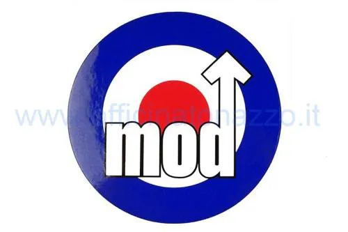 Adhesivo Vespa «MOD target» Ø 80 mm