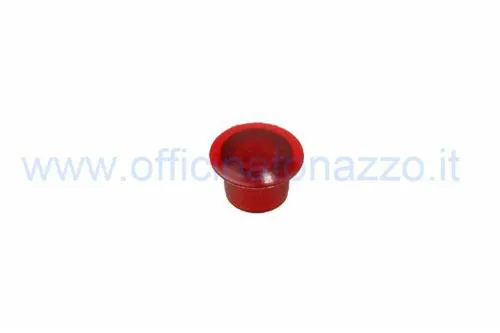 Gemma rossa FA1230 per spia manubrio Vespa con foro da 9,5 mm. Compatibile con VB1, VBA prima serie, VL2-3, VGLA/B e GS VS2-5 documentate.