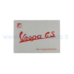 Libretto di uso e manutenzione per Vespa 150 GS del 1955