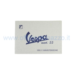 Libretto di uso e manutenzione per Vespa 125 del 1955