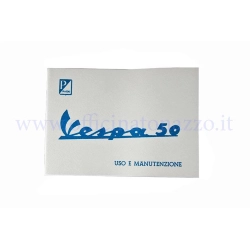 Libretto di uso e manutenzione per Vespa 50 V5A1T dal 1963 al 1971