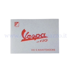 Libretto di uso e manutenzione per Vespa 150 del 1956