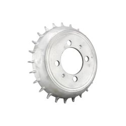Tamburo freno anteriore chiuso, diametro interno 125 mm, per Vespa VN, VL, VB1, VNA, VBA, VNB e VBB con ruota da 8 pollici.