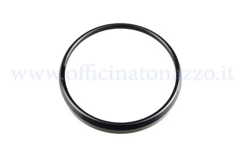 Cornice nera Olympia 62091 per contachilometri Vespa PX 125, 150 e 200 Arcobaleno 1983-1997 con spia livello carburante.