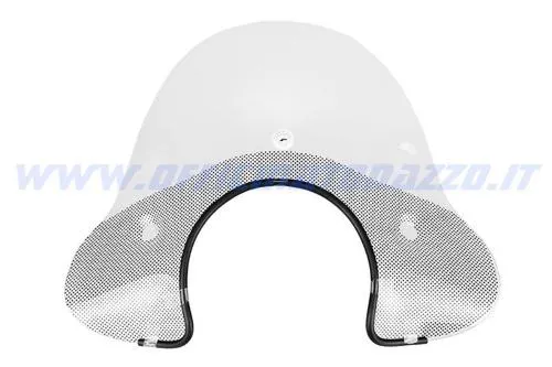 Parabrezza largh. 48cm h. 40 per Vespa GTS250 - GTS300 Super (Attacchi da ordinare a parte Cod. 4514)