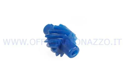 Pignoncino CIF 5662 a 12 principi per contachilometri Vespa 160 GS, innesto quadrato fine da 2 mm. Non confondere con il 2,7 mm per 180 SS.