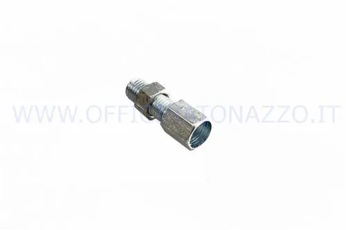Registro da 6 mm per il cavo acceleratore sulla scatola carburatore di Vespa PX, ET3 e Largeframe classiche compatibili.