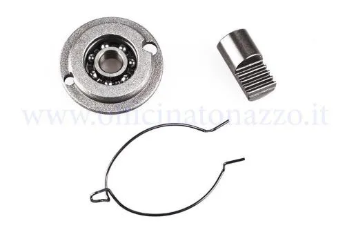 Piattello spingidisco CIF 5597 con cuscinetto e molla per Vespa PK FL, V, Rush, N, HP e XL2 compatibili. GTIN 0735720250359.
